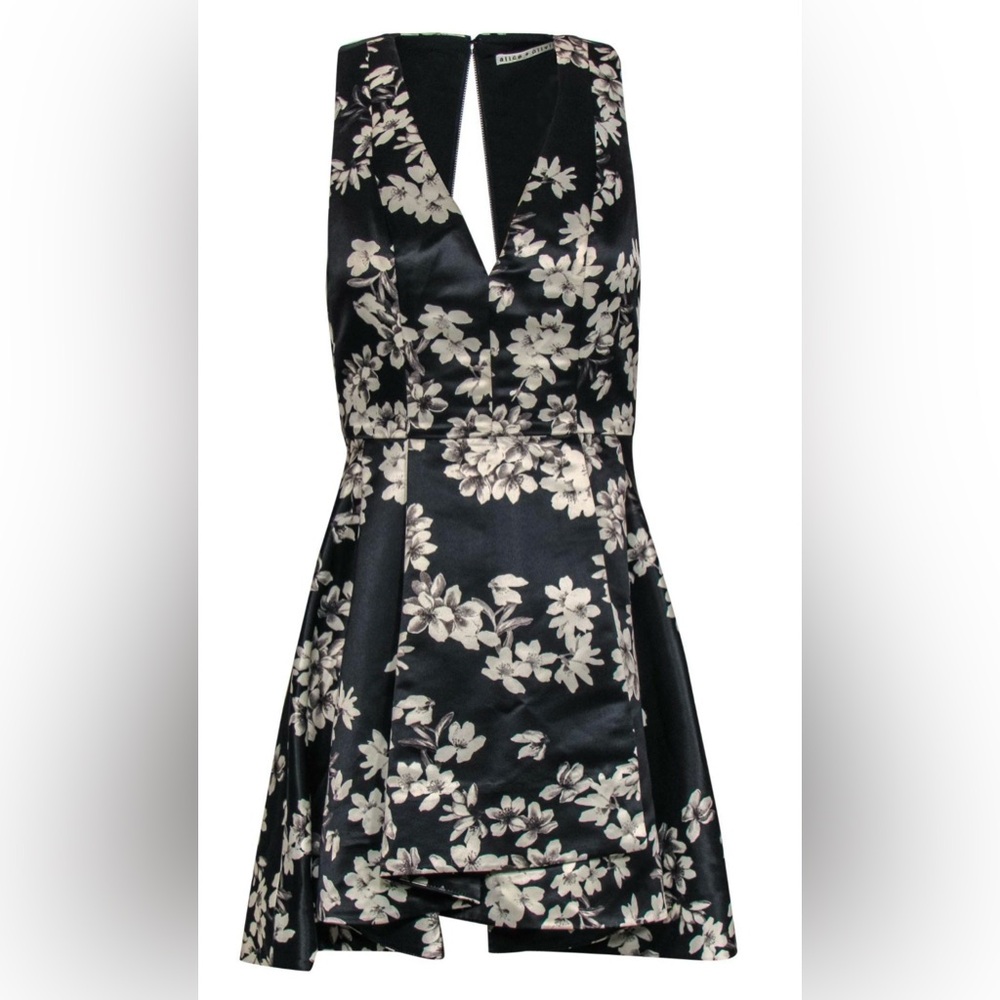 ALICE + OLIVIA Satin Mini Dress